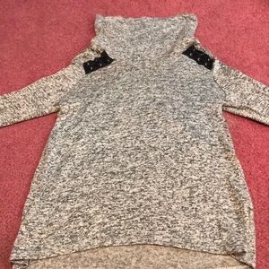 Cowl neck long sleeve